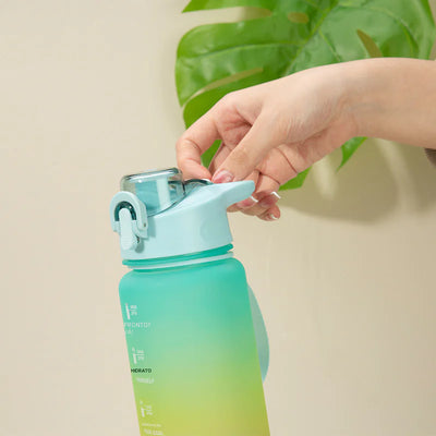 Three-Color Gradient Outdoor Sports Water Bottle
