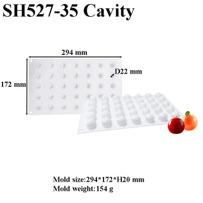Silicone Baking Molds for Cakes, Soaps, and Candles