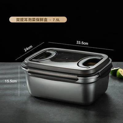 304 Stainless Steel Sealed Food Storage Container