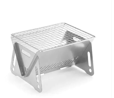 Outdoor Folding Stove Stainless Steel Grill - Lunqara