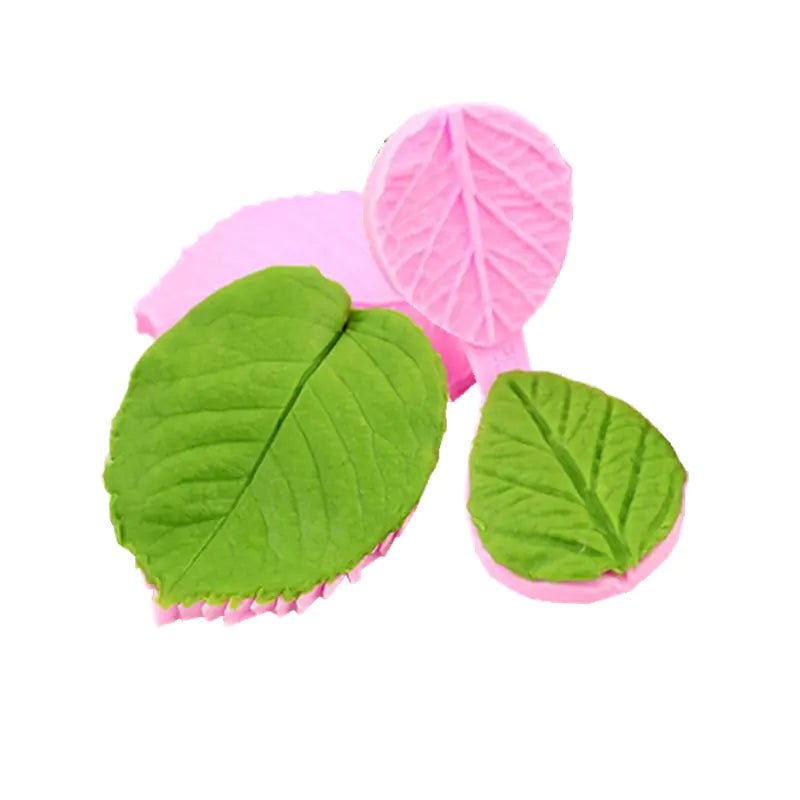 Silicone Leaf Mold for Cake and Chocolate Decoration - Lunqara