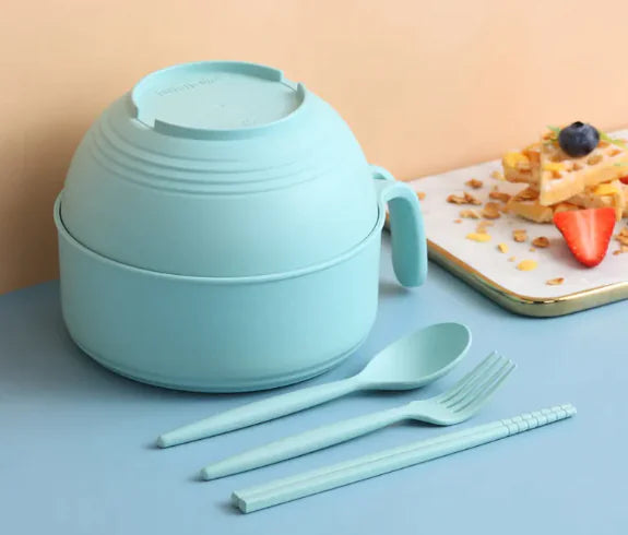 Instant Noodle Bowl With Lid Lunch Box Bowl