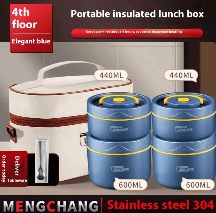 Multi-layer Extra Long Insulation Lunch Box