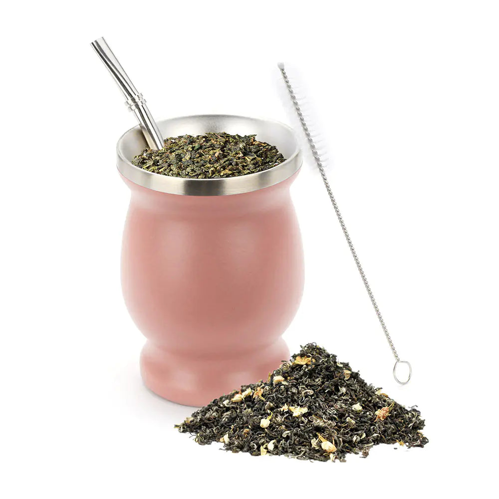 Stainless Steel Gourd Tea Cup from Argentina - Lunqara 