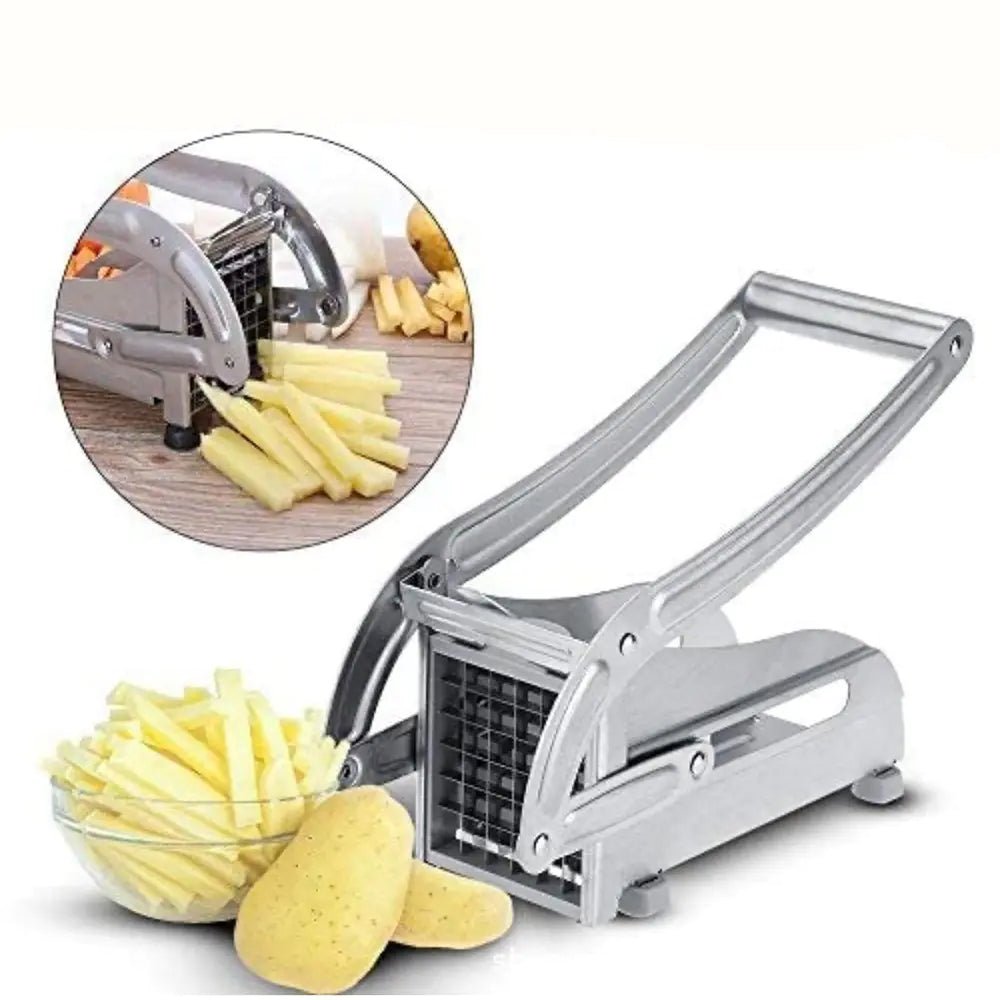 Potato Strip Cutter Stainless Steel Manual - Lunqara