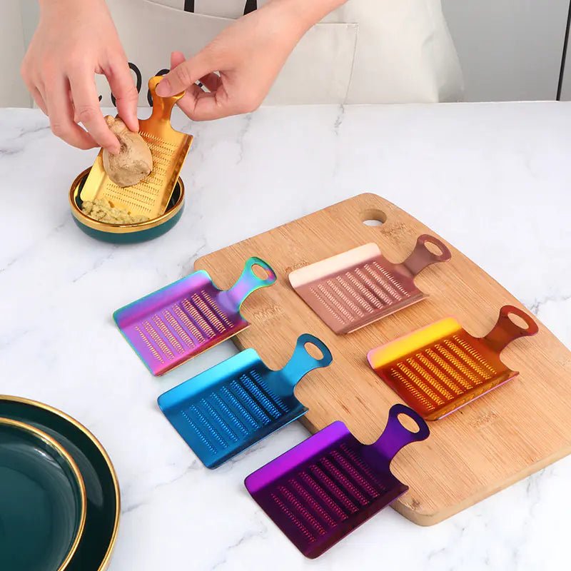 Stainless Steel Manual Ginger Grater for Home Kitchen - Lunqara