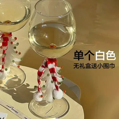 3D Christmas Tree Glass Cup - Creative Highball Gift