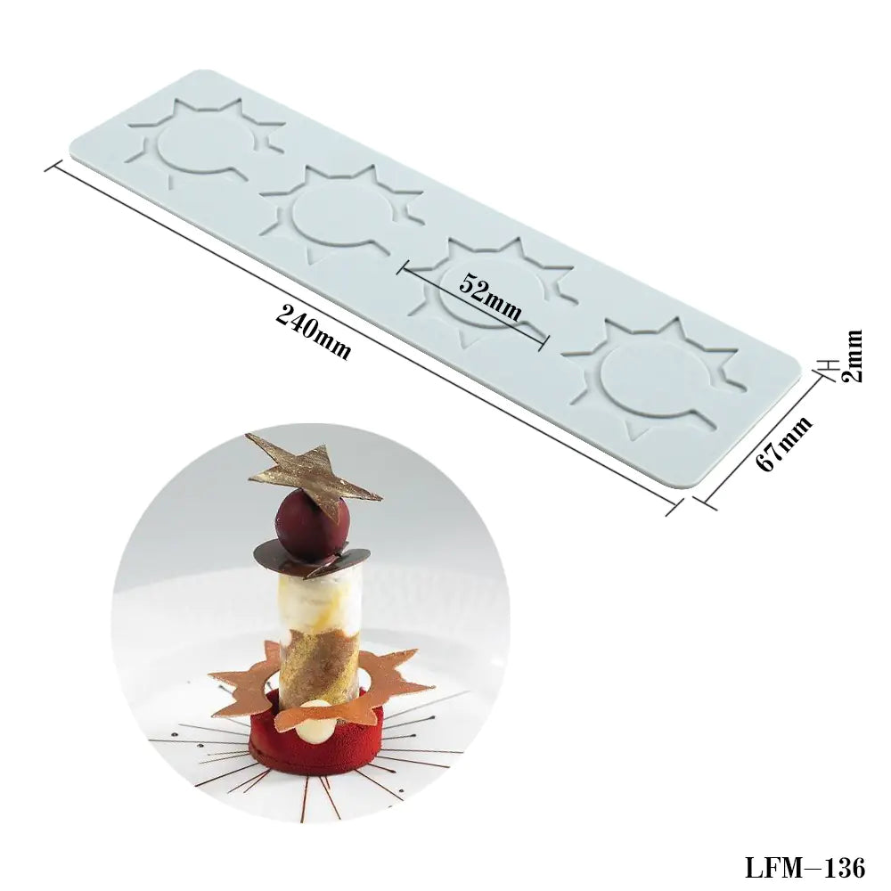 Silicone Lace Mat for Cake Decorating and Baking Tools - Lunqara 