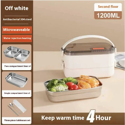 Extra-Long Insulated Stainless Steel Lunch Box