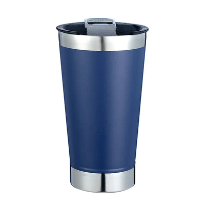Vacuum Insulated Beer Mug - Stainless Steel Travel Cup