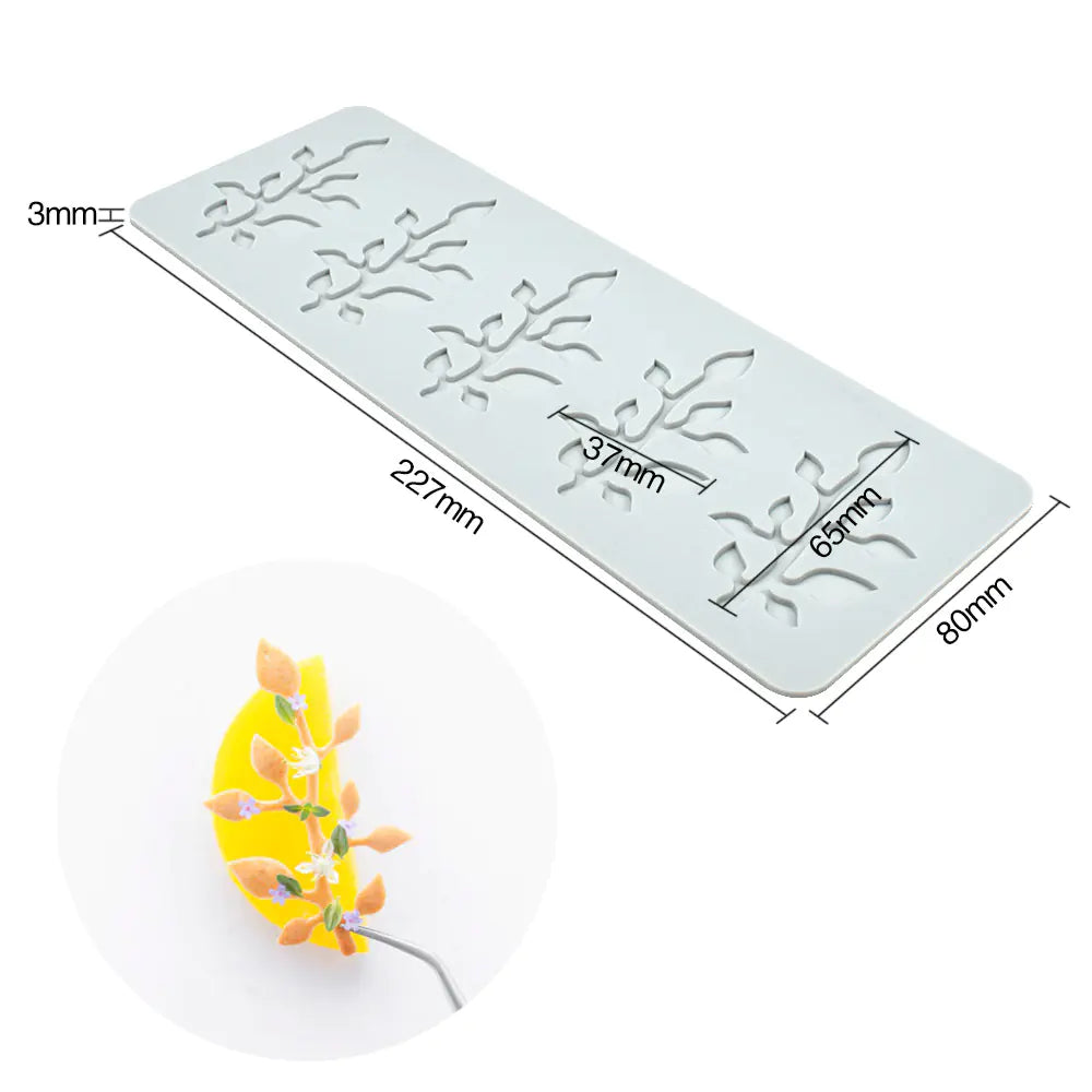 Pineapple Fruit Crisps Silicone Lace Mat for Baking