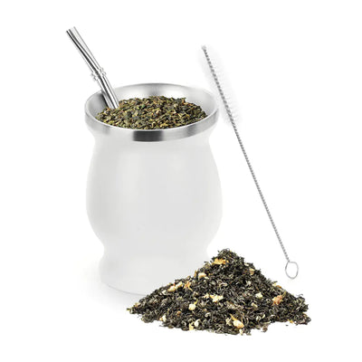 Stainless Steel Gourd Tea Cup from Argentina - Lunqara 