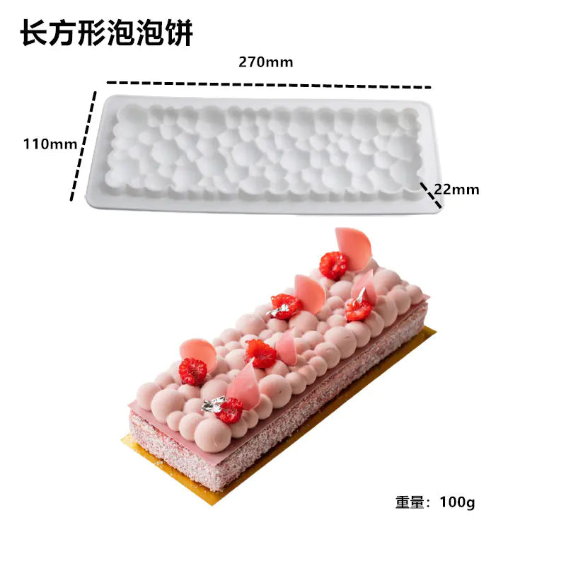 Circular Silicone Cake Mold for DIY Baking Decorations