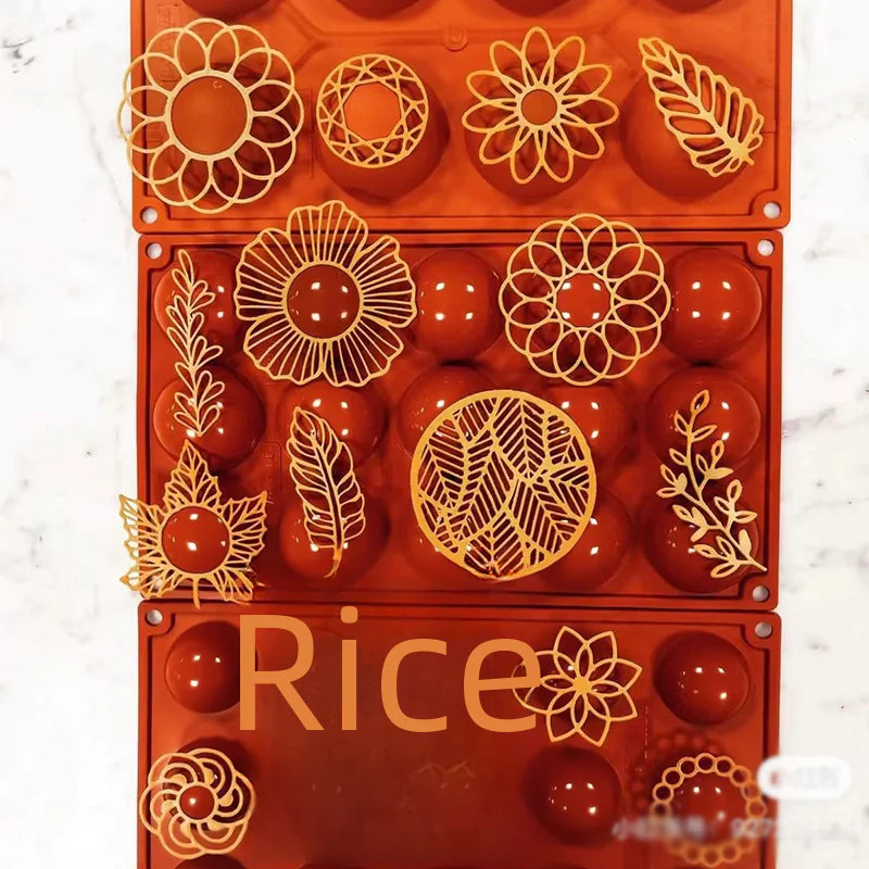 Pineapple Fruit Crisps Silicone Lace Mat for Baking