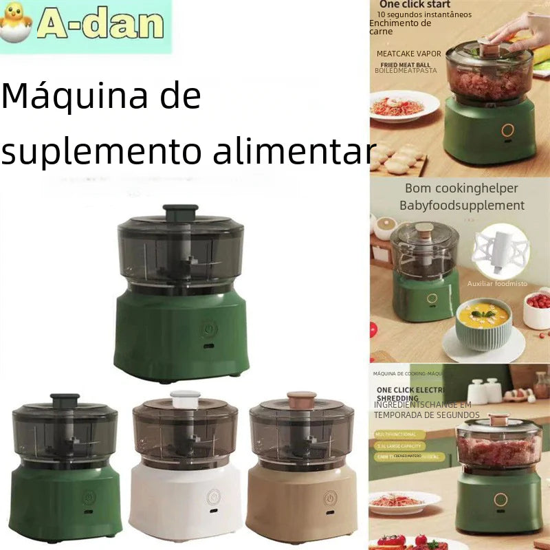 Mini Wireless Electric Garlic Press and Masher - Lunqara 