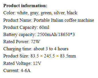 Portable Coffee Maker - Lunqara 