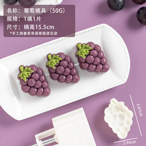 50g 3D Hibiscus Cherry Blossom Mooncake Mould