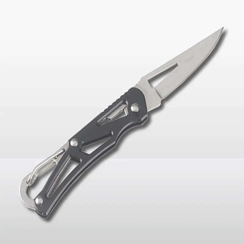 Mini Folding Key Knife - Stainless Steel Outdoor Tool