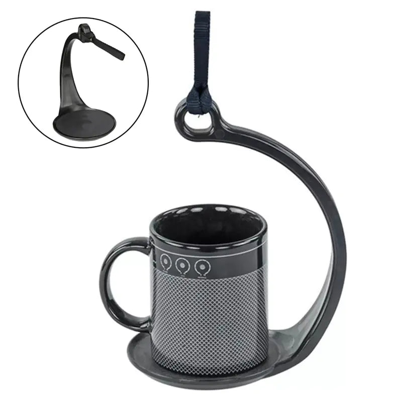 Spillproof Cup Holder with Strong Grip and Strap - Lunqara