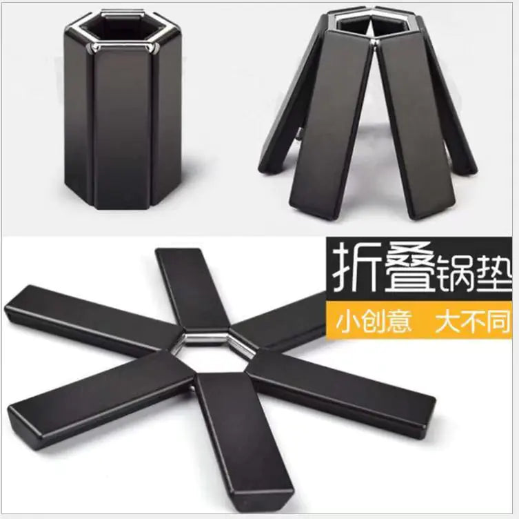 Creative Folding Kitchen Pot Mat and Placemats