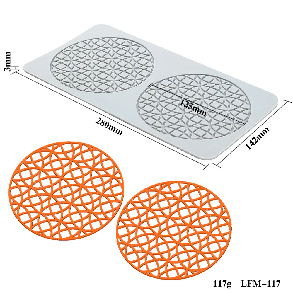 Silicone Leaf and Flower Molds for DIY Desserts