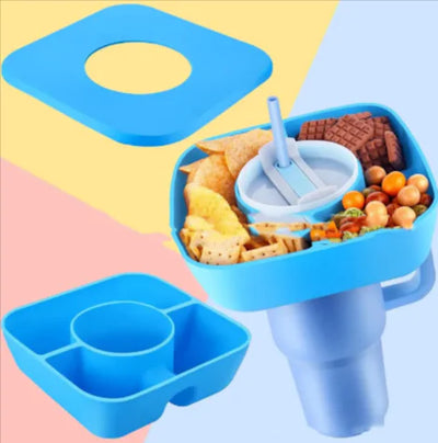 Silicone Snack Platter with Lid