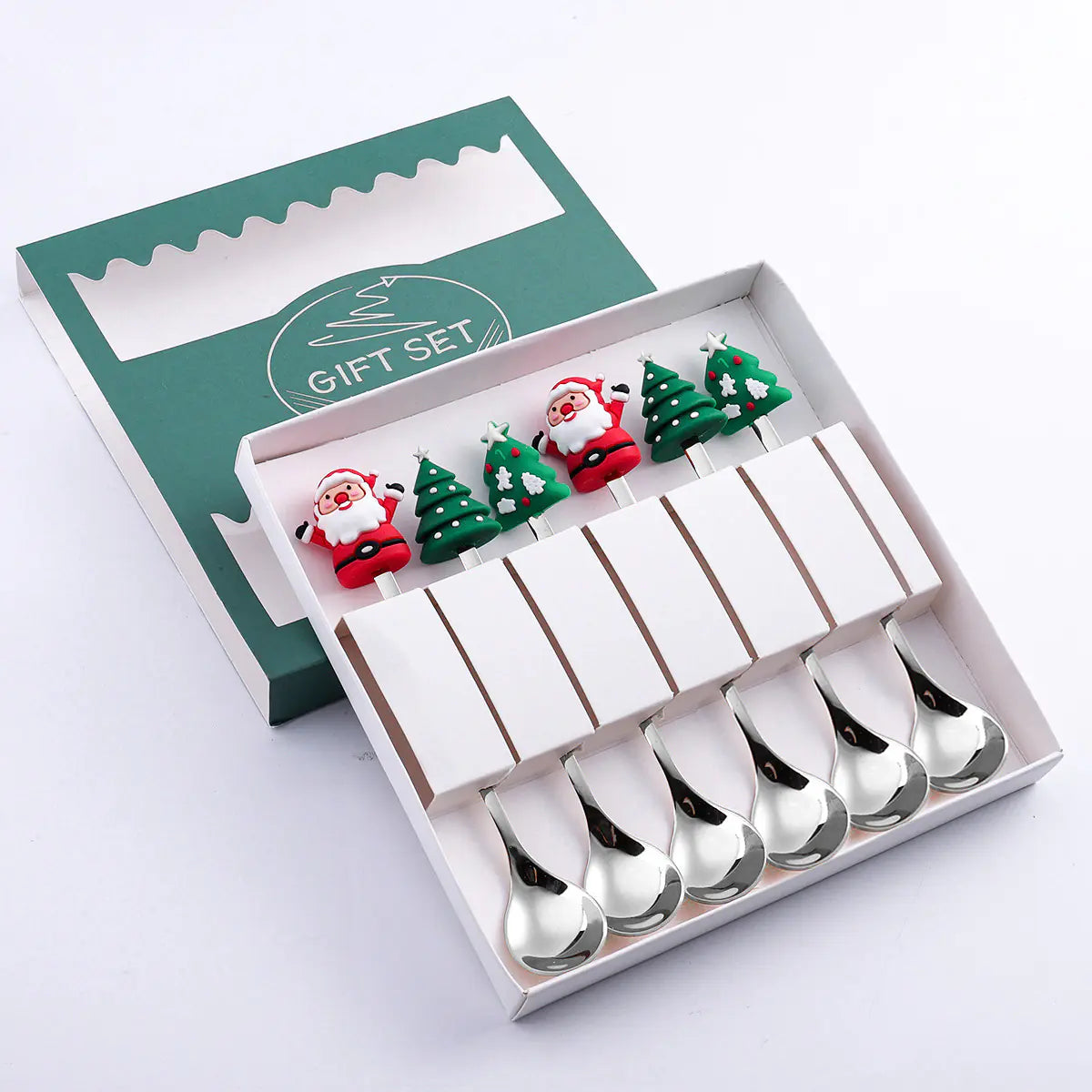 Cartoon Christmas Spoon Cutlery Set for Desserts