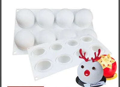 Silicone Mousse Cake Mold for French Desserts and Ice Cream - Lunqara