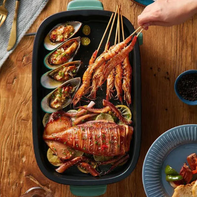 Multi-Functional Fish Grill & Rinse Pot