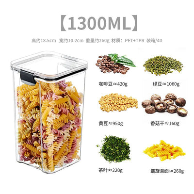 Food - Grade Plastic Sealing Jar for Snacks and Storage - Lunqara