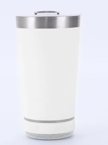 20oz Stainless Steel Travel Mug with Bluetooth Speaker