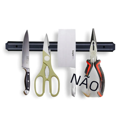 Magnetic Knife Rack Wall-Mounted Kitchen Organizer - Lunqara 