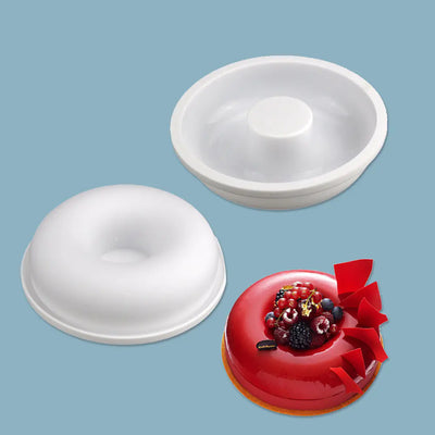 Donut Cake Mould for Baking Desserts and Mousse - Lunqara 