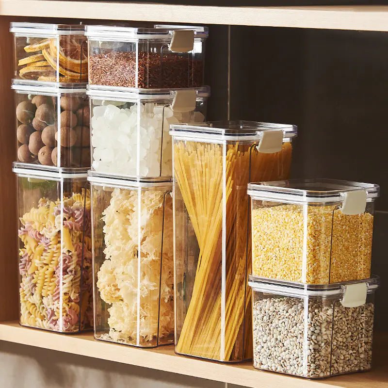Food - Grade Plastic Sealing Jar for Snacks and Storage - Lunqara