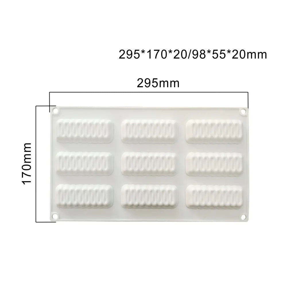 Heart-Shaped Sandstone Cake Silicone Mold and Steel Ring