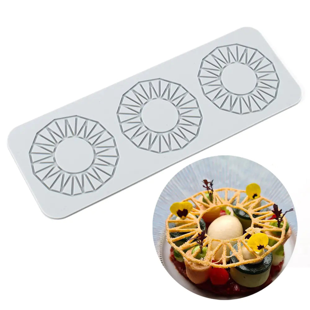 Silicone Leaf and Flower Molds for DIY Desserts