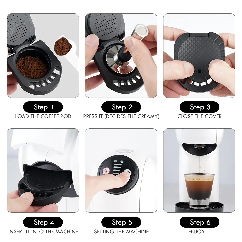Reusable Coffee Capsule Adapter for Dolce Gusto