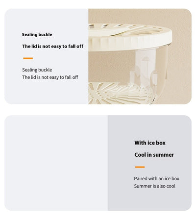 Fruit Drain Basket With Lid Vegetable Washing Bowl Foldable Handle Cleaning Colander Plastic Refrigerator Crisper Kitchen Box