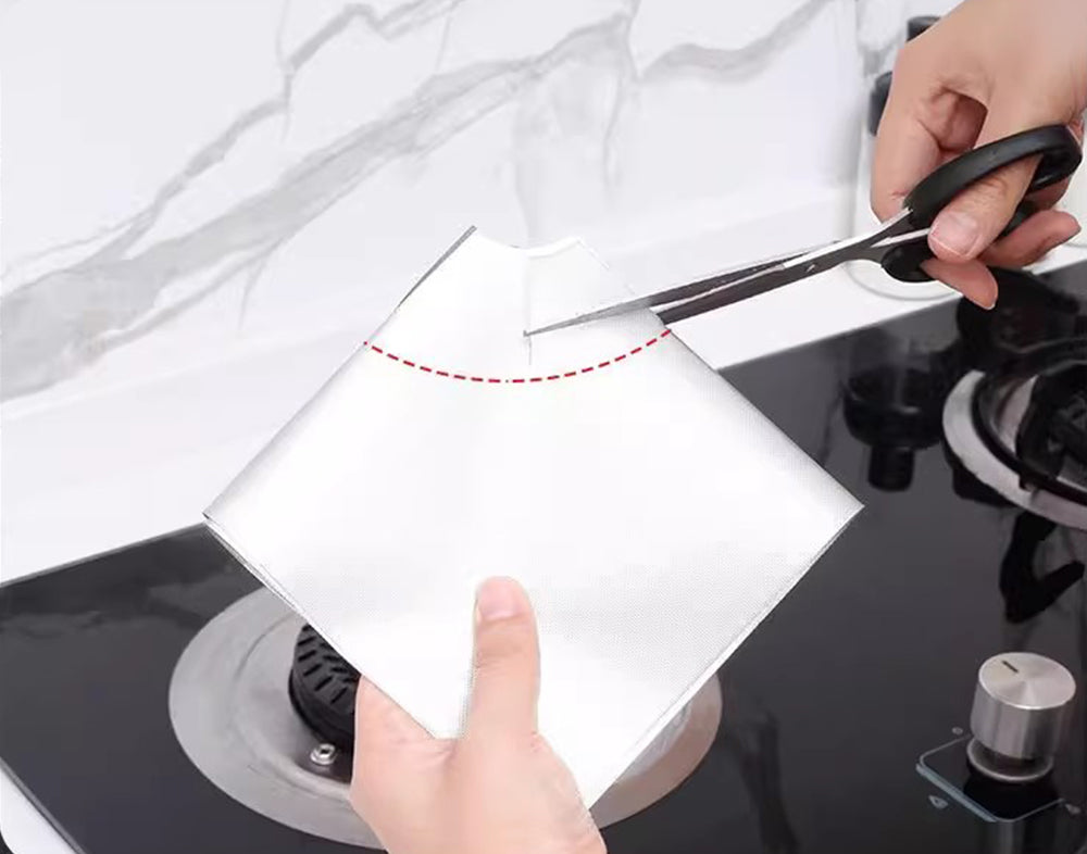 Gas Stove Burner Covers Square Heat-resistant Oil-proof
Reusable Stove Protector Pads Non-Stick Stovetop Liner