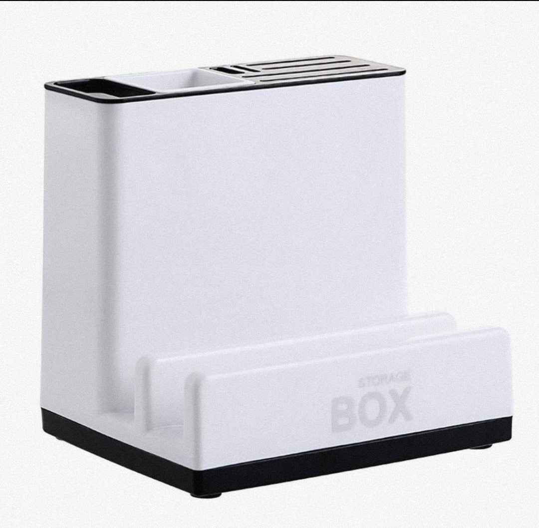 Tableware Storage Holders Kitchen Knife Plastic Storages Racks For Kitchen Convenience Cabinet Kitchen Gadgets - Lunqara 