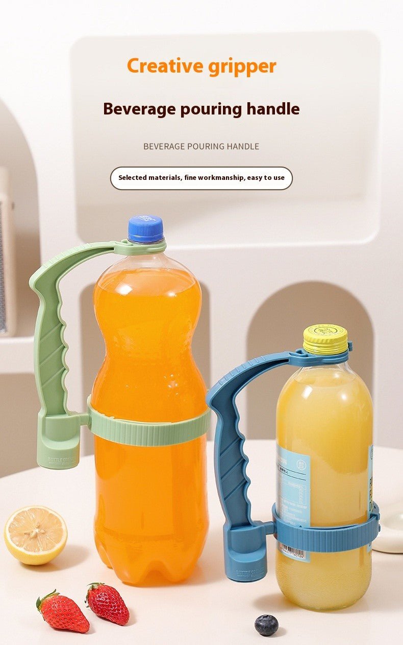 Beverage Bottle Handle Holder Adjustable Pouring Handle Organizer Multi - Use Oil Bottle Handle Holder - Lunqara