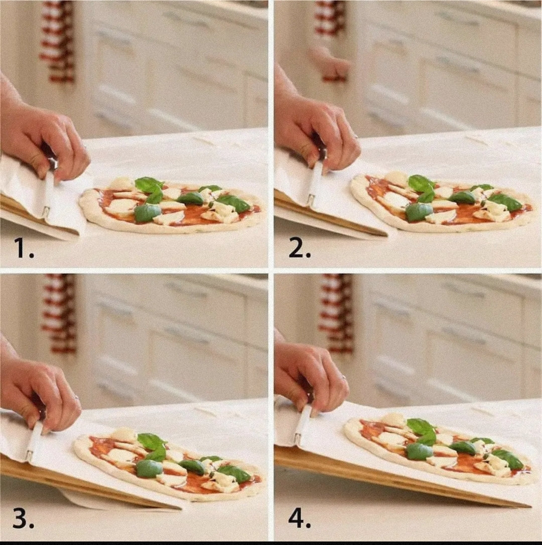 Kitchen Gadgets Sliding Pizza Shovel Non Stick Pizza Smooth Cutting Board Storage Transfer Board Kitchen Baking Tool