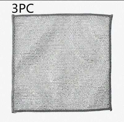 Steel Wire Ball Cloth Kitchen Cleaning Dishcloth