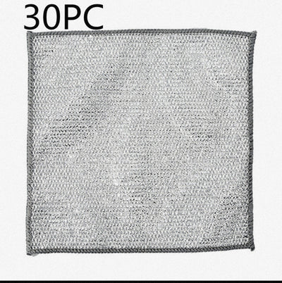 Steel Wire Ball Cloth Kitchen Cleaning Dishcloth