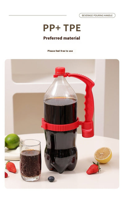 Beverage Bottle Handle Holder Adjustable Pouring Handle Organizer Multi-Use Oil Bottle Handle Holder