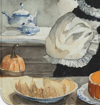 Poodle Fall Kitchen Pumpkins Memory Foam Kitchen Mat - Lunqara 