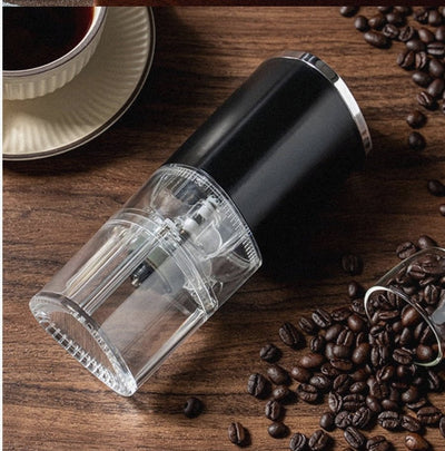 Electric Coffee Grinder Coffee Bean Grinder Cafe Automatic Portable USB Rechargeable Food Crusher For Drip Coffee - Lunqara