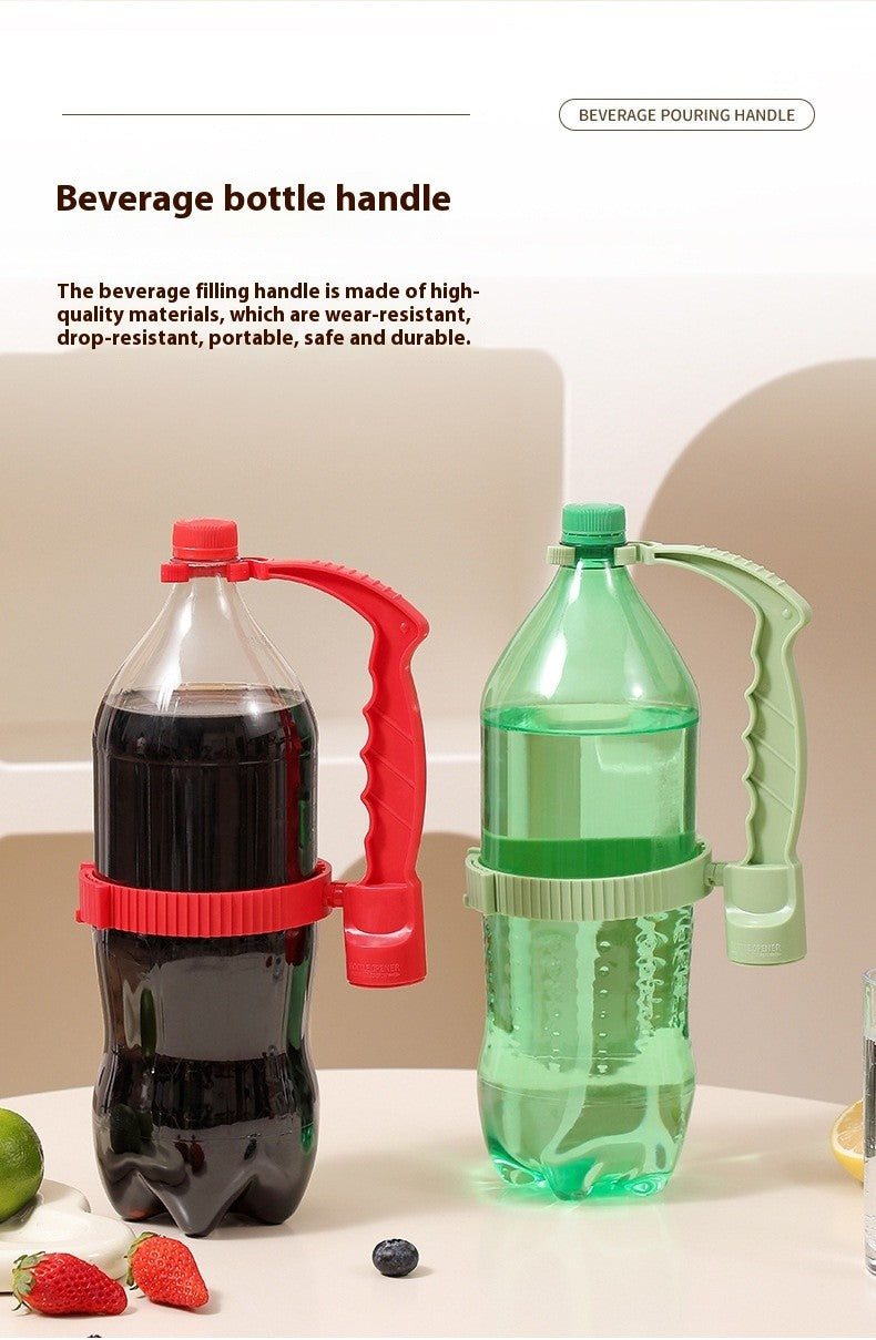 Beverage Bottle Handle Holder Adjustable Pouring Handle Organizer Multi-Use Oil Bottle Handle Holder
