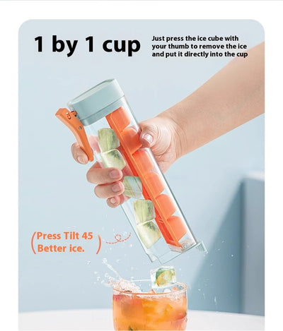 Ice Cube Mold Household Ice Maker Food Grade Press Ice Tray Ice Cube Maker Ice Tray Mold With Storage Box