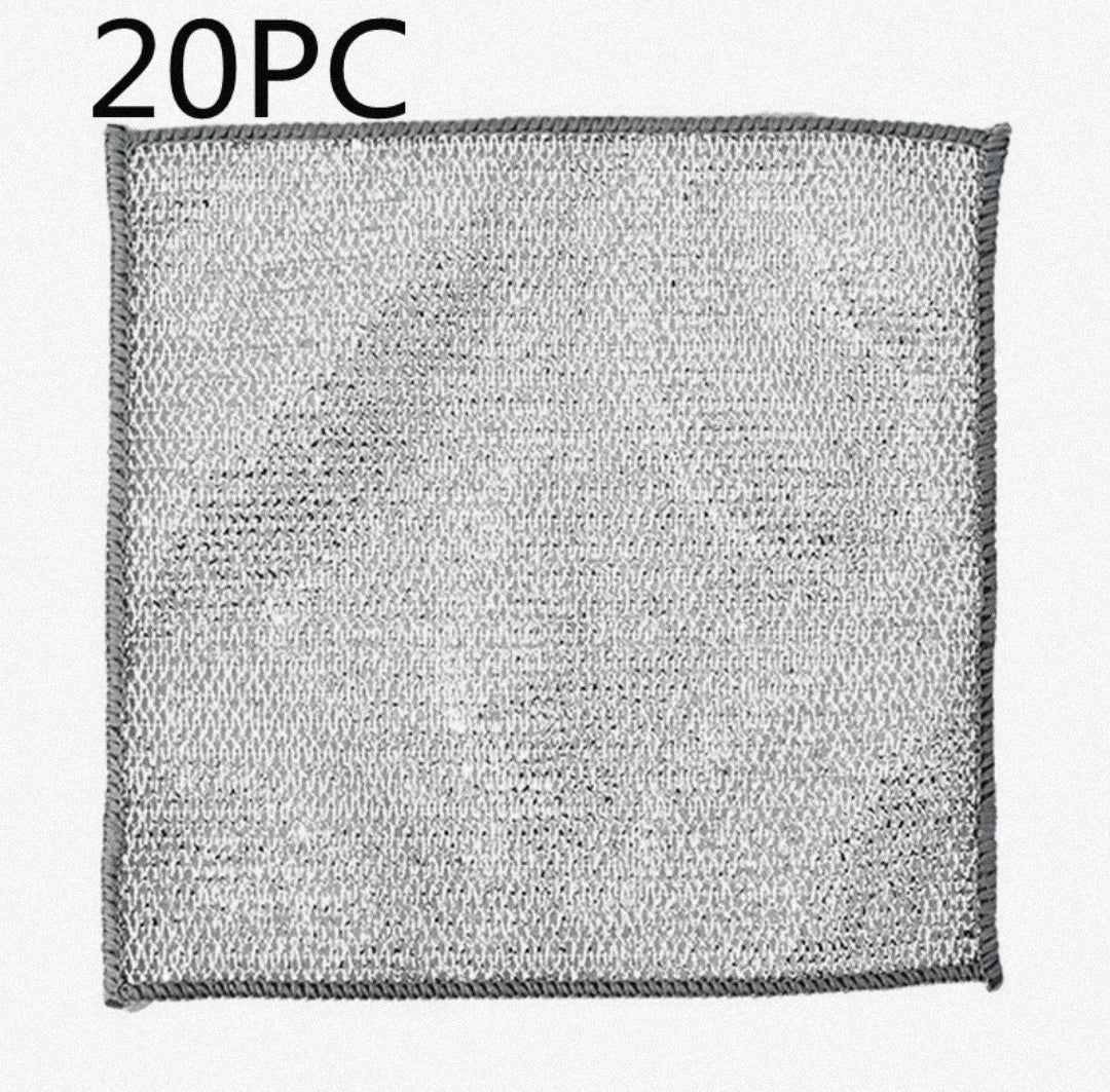 Steel Wire Ball Cloth Kitchen Cleaning Dishcloth